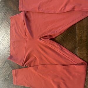 Lululemon Athletica Burgundy Leggings